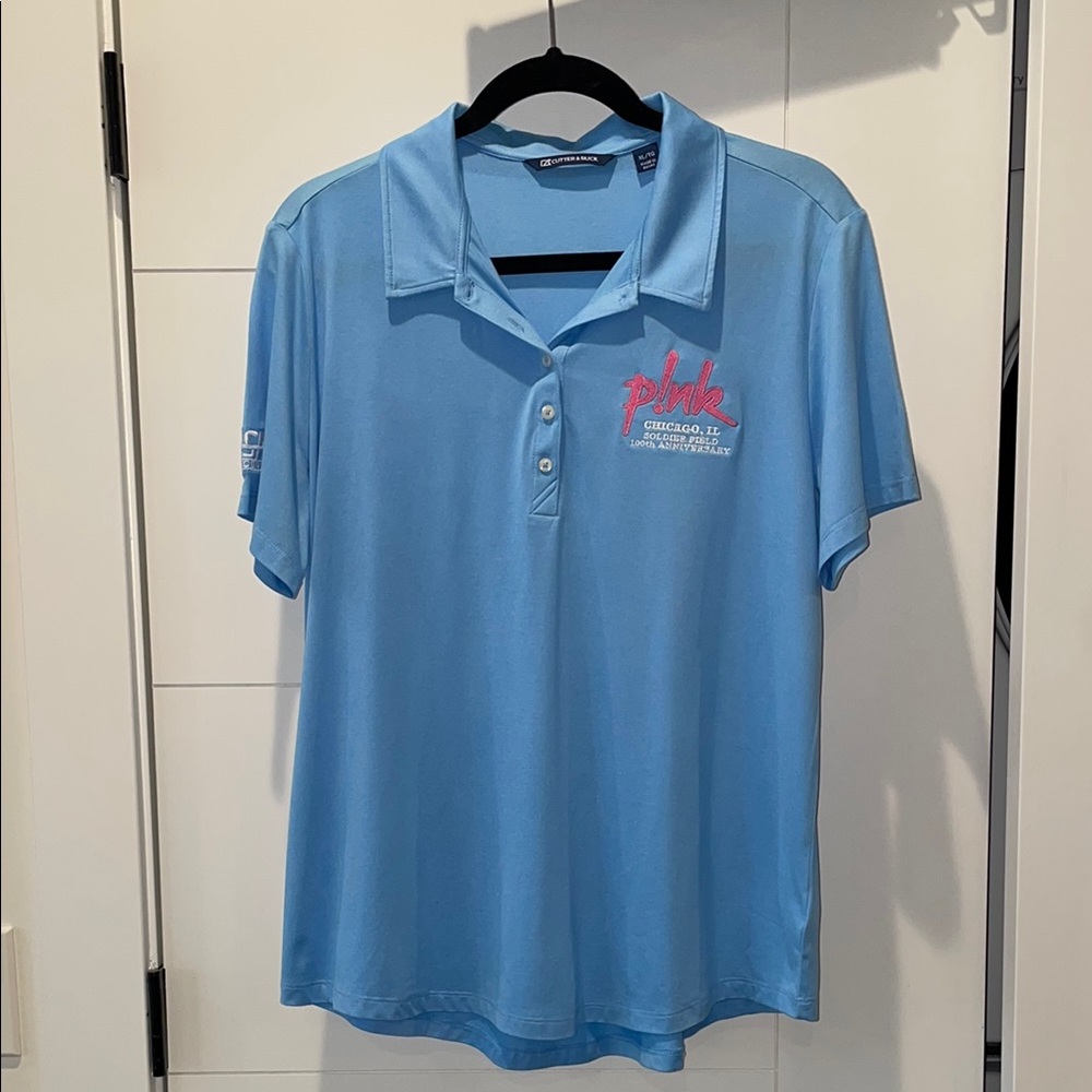 Exclusive Tour Merch p!nk Light Blue Women’s Polo